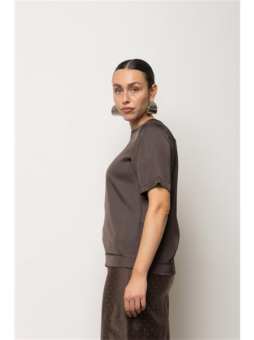 T-shirt girocollo in raso KAOS | SPJAR004/6006